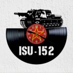 reloj de vinilo tanque isu 152