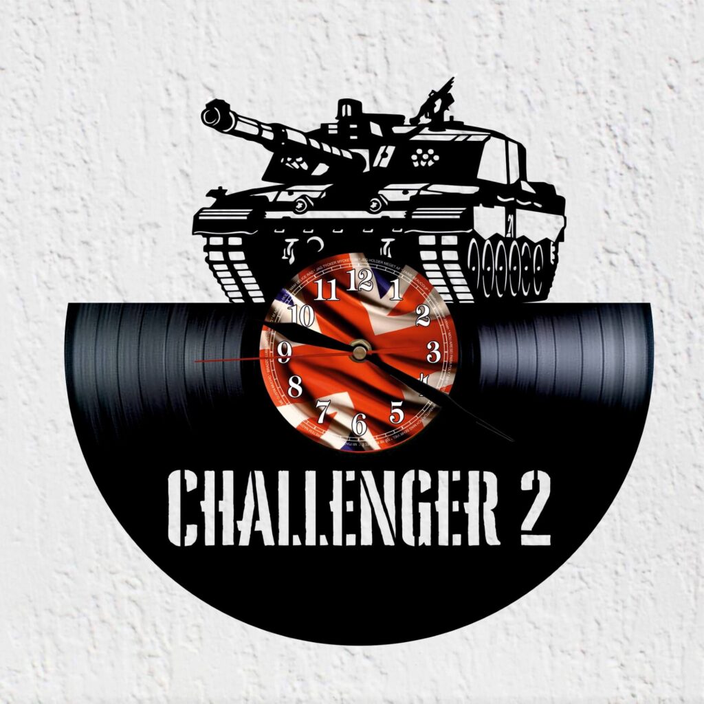 reloj de vinilo tanque challenger