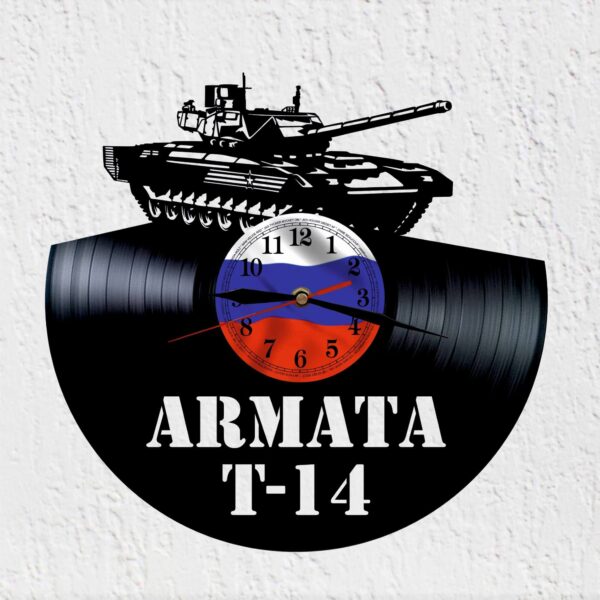 reloj de vinilo tanque armata t14