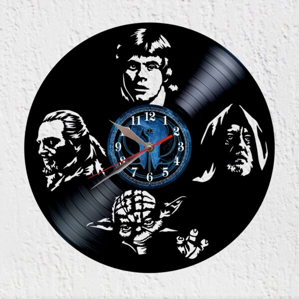 reloj de vinilo star wars light side