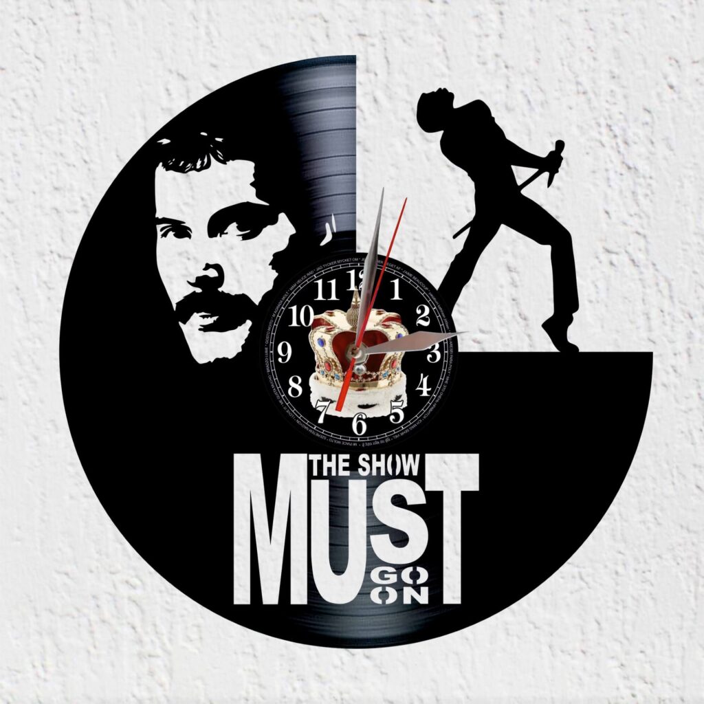 reloj vinilo queen freddie mercury