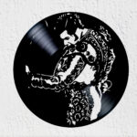 silueta de vinilo torero