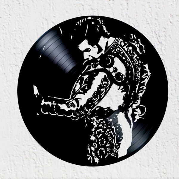 silueta de vinilo torero