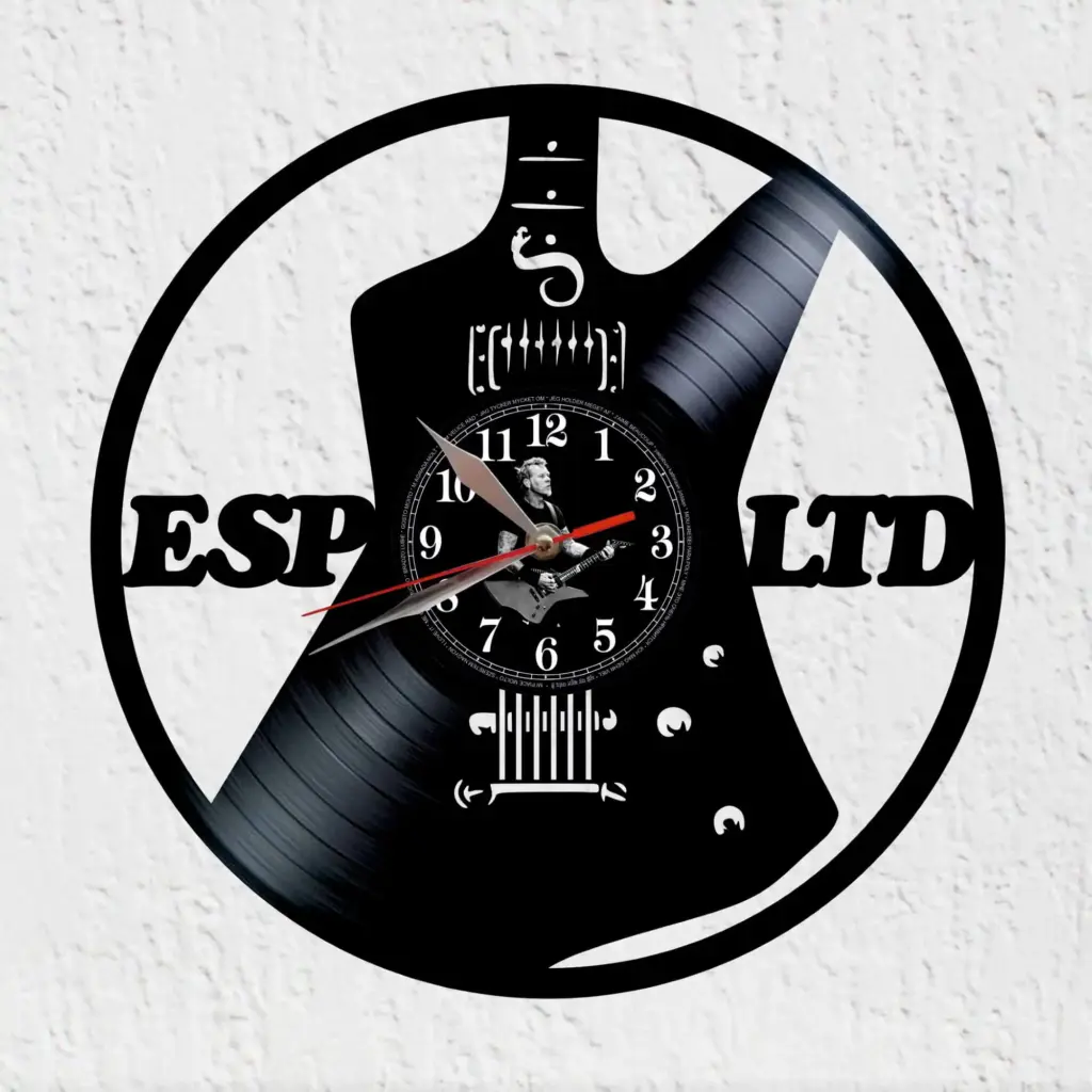 Reloj pared guitarra ESP metallica