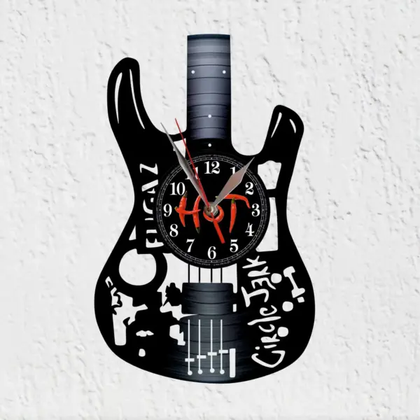 reloj pared red hot chili peppers flea bajo