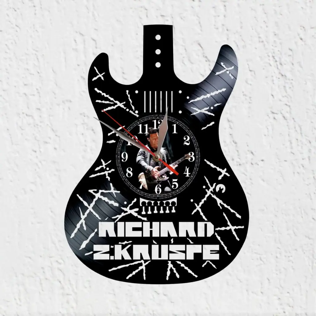 reloj pared rammstein guitarra richard z kruspe