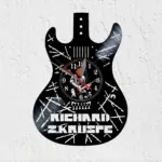 reloj pared rammstein guitarra richard z kruspe