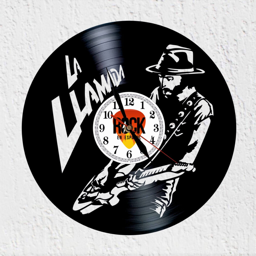 reloj de pared de vinilo leiva