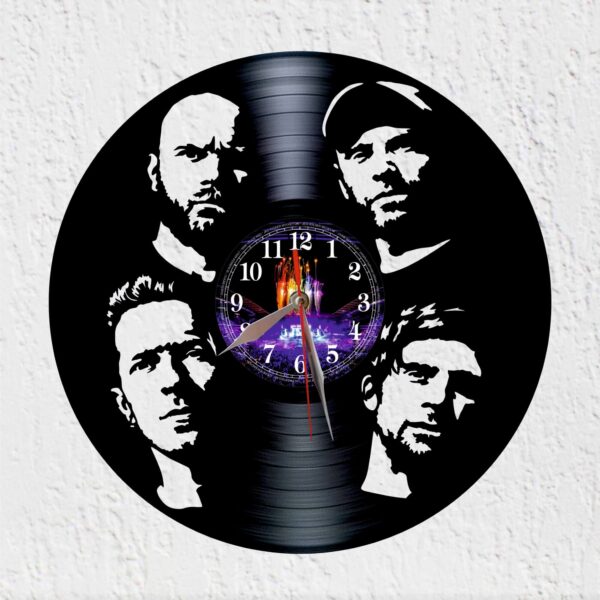 reloj de vinilo coldplay