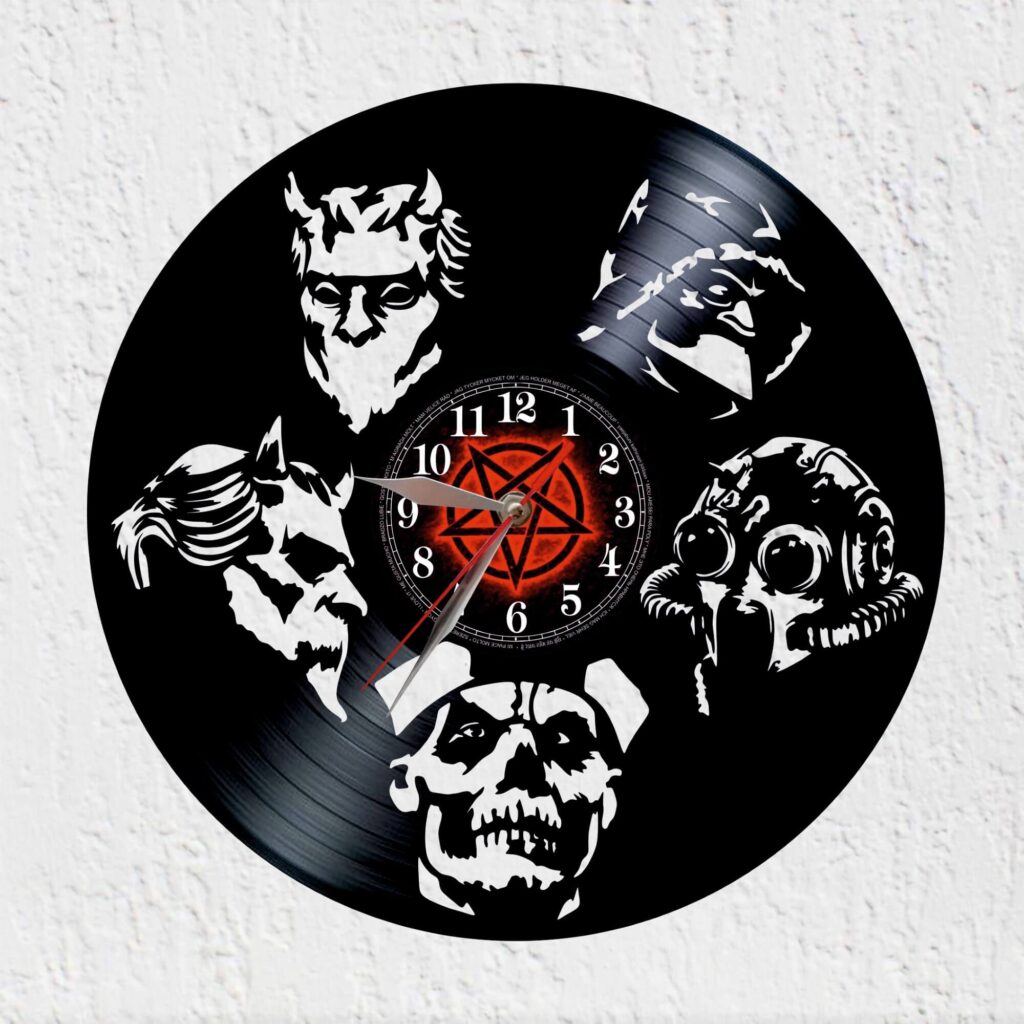 reloj vinilo ghost