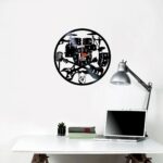 Reloj de vinilo I Love Rock Reloj de Pared - Imagen 2
