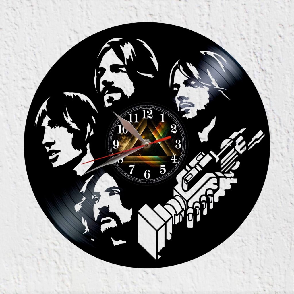 reloj vinilo pink floyd
