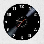 reloj de vinilo simple reloj