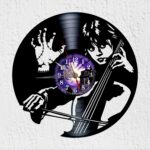 reloj de vinilo Addams Miércoles