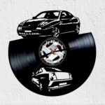 reloj de vinilo fiat coupe