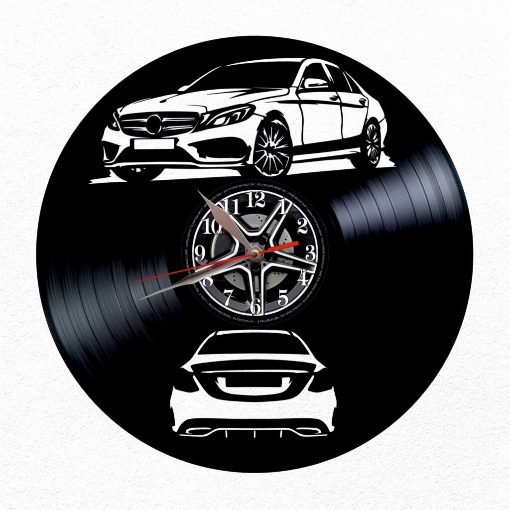 reloj de vinilo mercedes 220