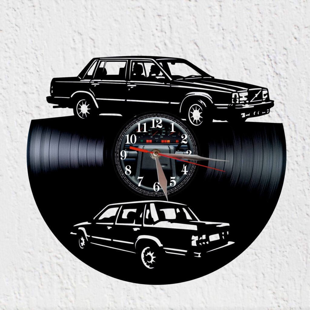 reloj de vinilo volvo 760
