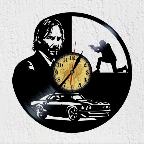 reloj de vinilo john wick