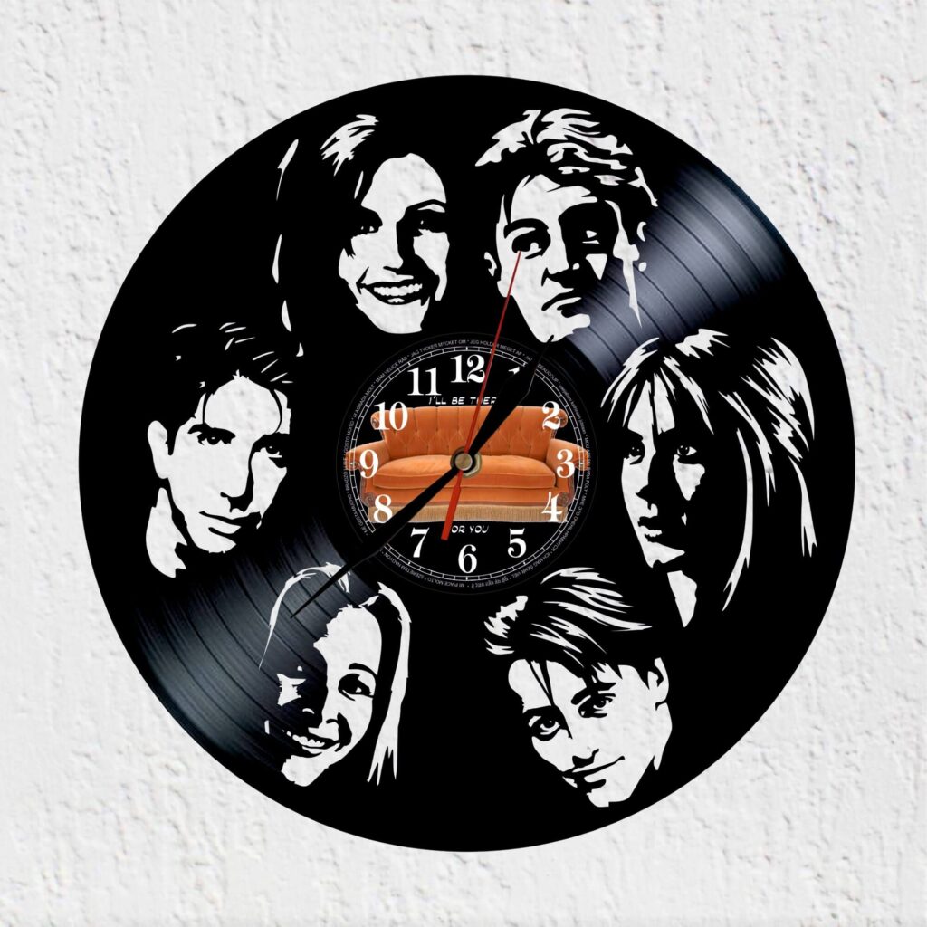 reloj de vinilo Friends