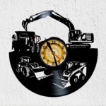 reloj de vinilo caterpilar
