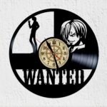 reloj de pared one piece anime sanji