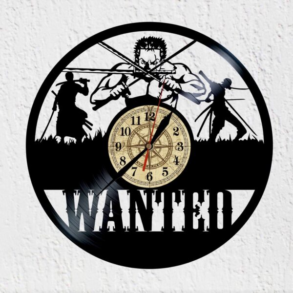 reloj pared one piece anime zoro