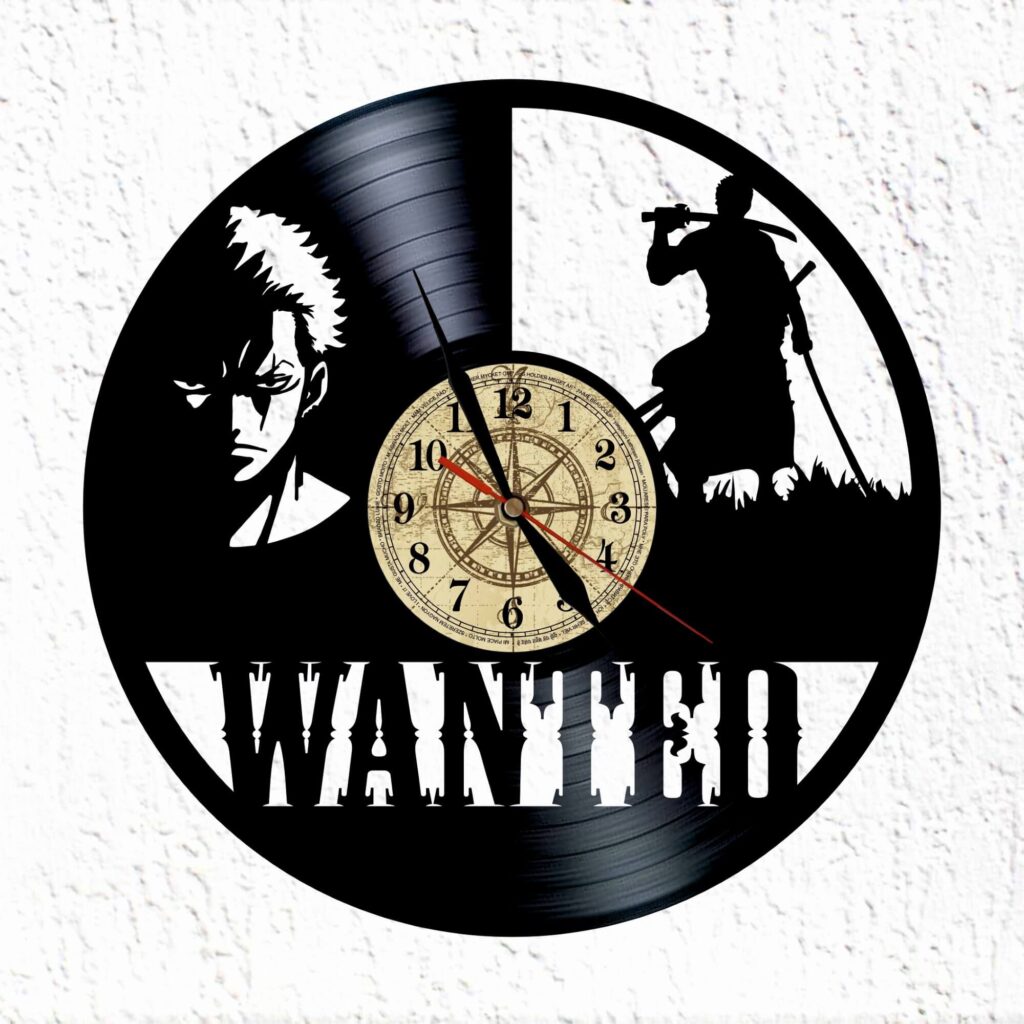 reloj pared one piece zoro