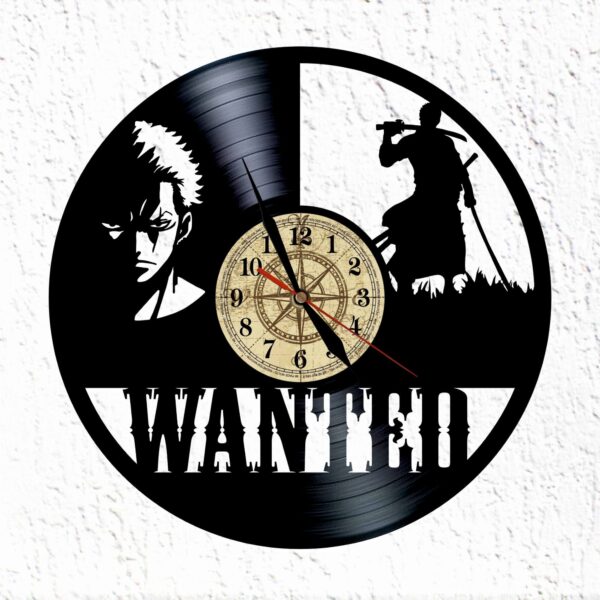 reloj pared one piece zoro