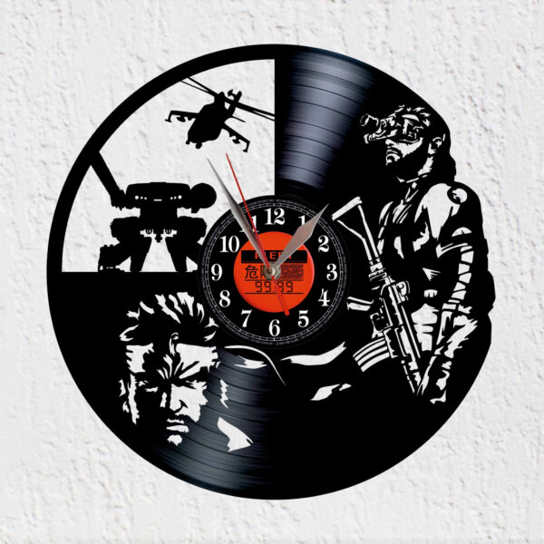 reloj vinilo metal gear solid