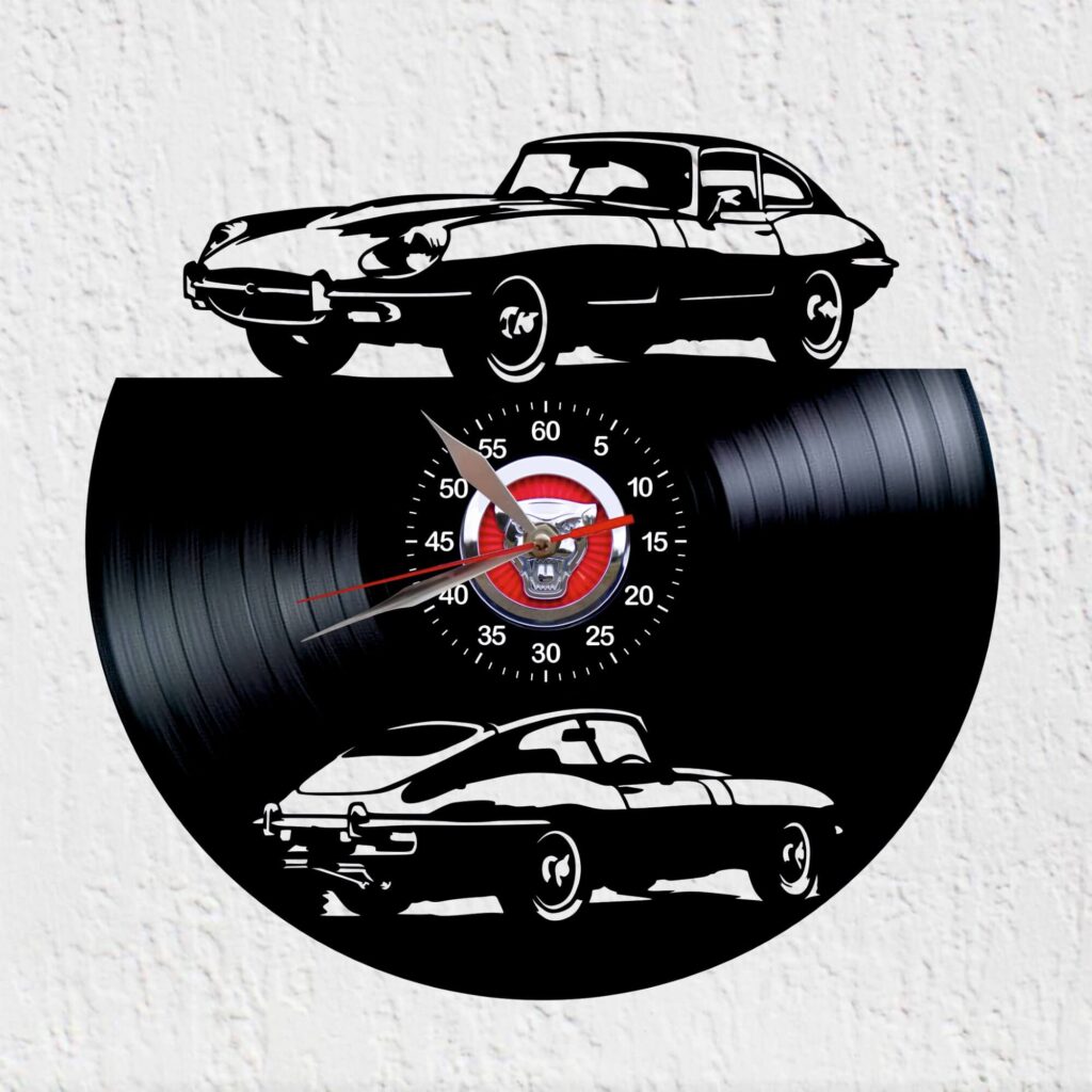 reloj de vinilo jaguar