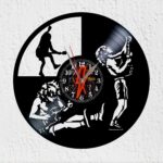 reloj pared disco de vinilo acdc angus