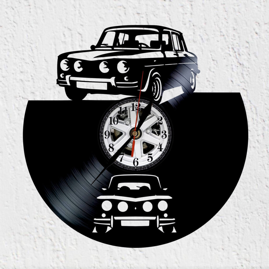 reloj vinilo renault 8