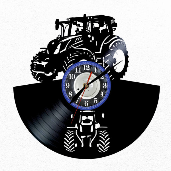 reloj de vinilo tractor new holland