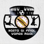 Vinyreal Madrid Estadio Reloj de Pared