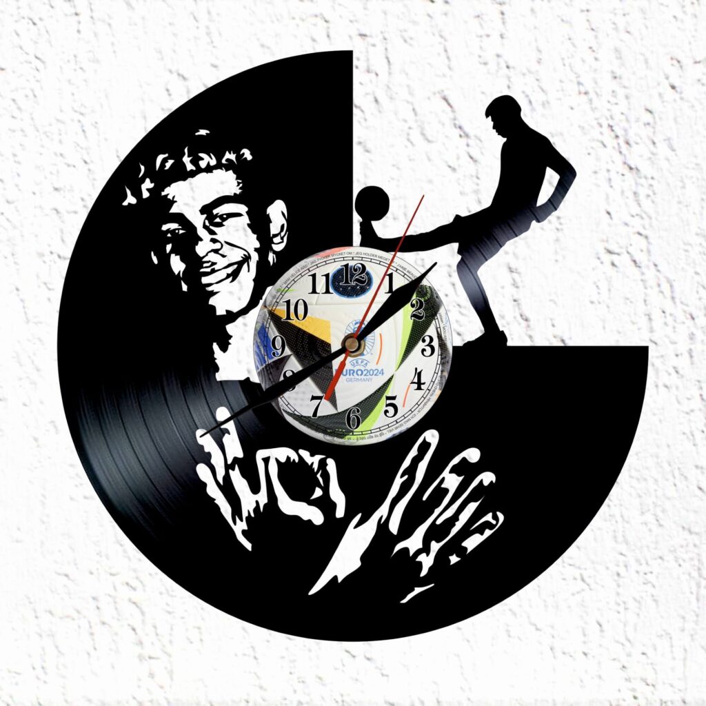 reloj vinilo lamine yamal