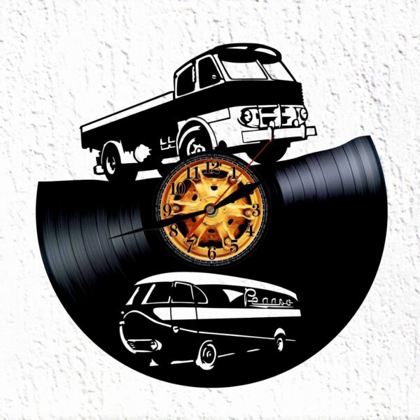 reloj de vinilo camión pegaso