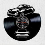 Porsche 911 reloj pared