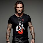 camiseta negra gary moore modelo