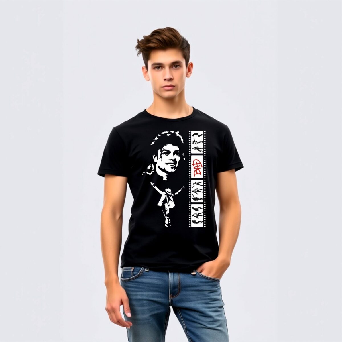 Camiseta Negra Vinymichael Jackson - Imagen 2