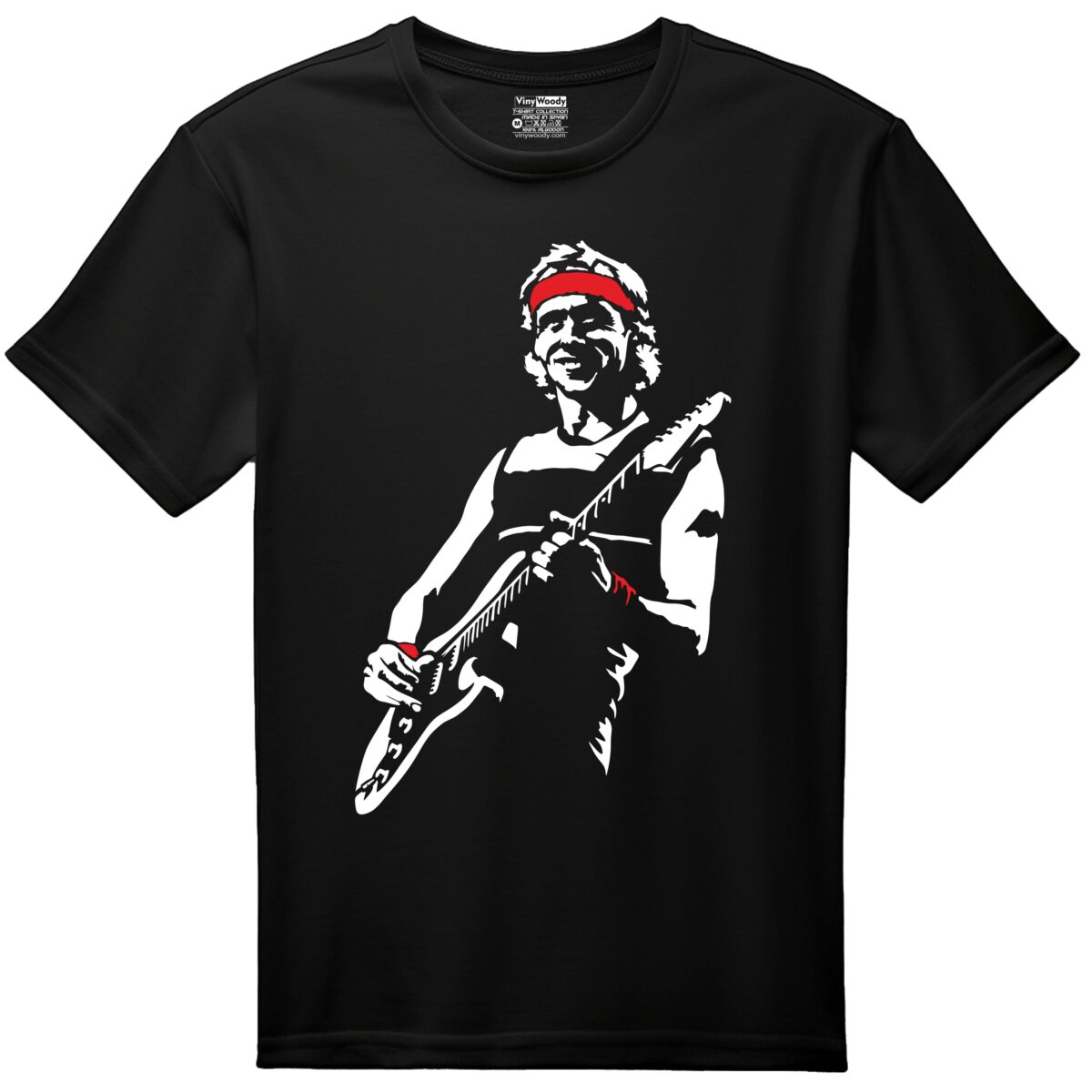 camiseta negra dire straits