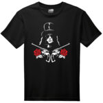 camiseta negra guns n roses