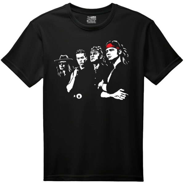 camiseta negra heroes del silencio