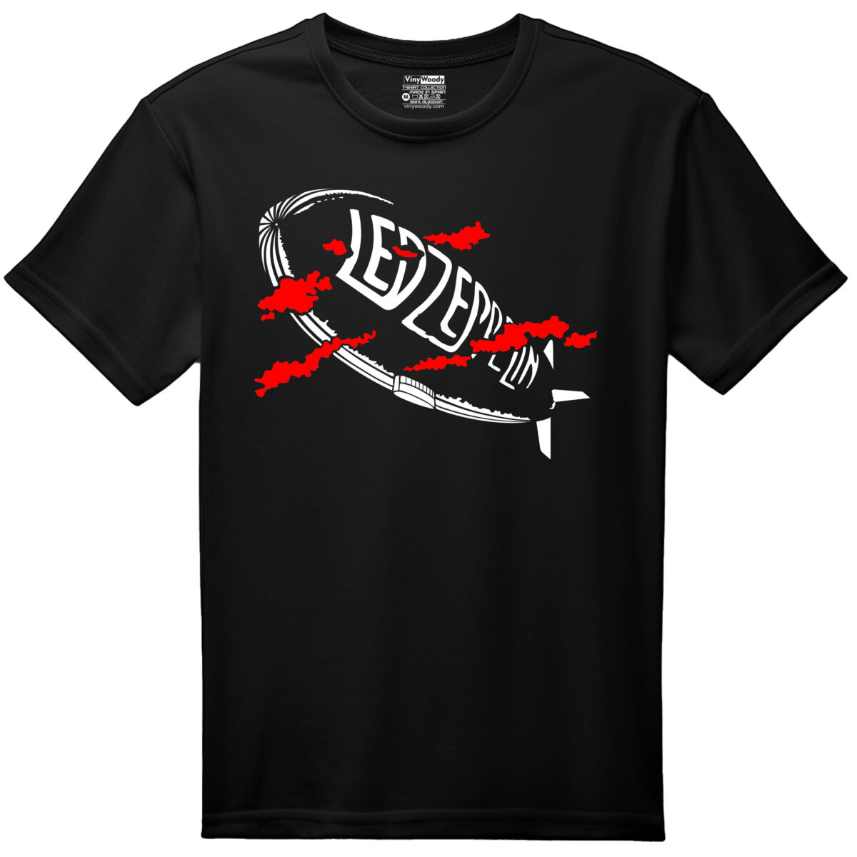 camiseta negra led zeppelin