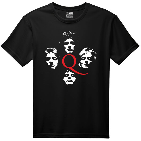 camiseta negra queen
