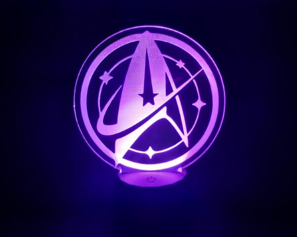Lámpara Led 3D Star Trek