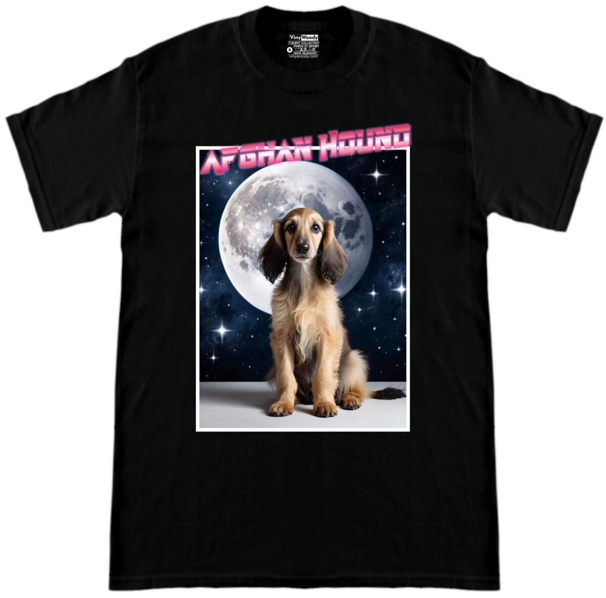 Camiseta Lebrel Afgano - Imagen 1