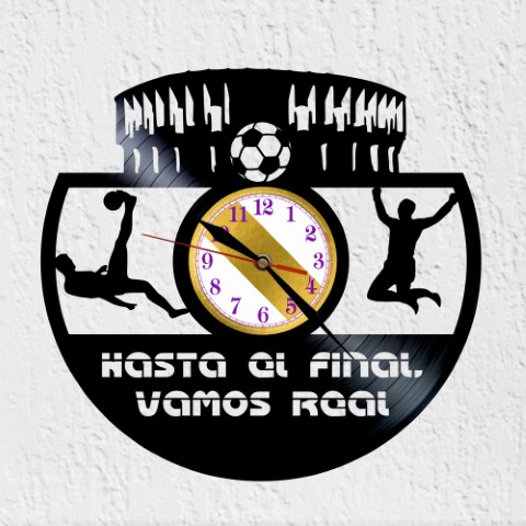 Vinyreal Madrid C.F. Reloj de Pared