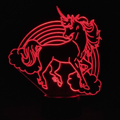 Lámpara Led Unicornio