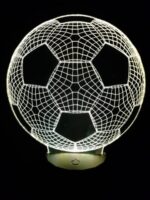 Lámpara Led 3D Pelota de fútbol