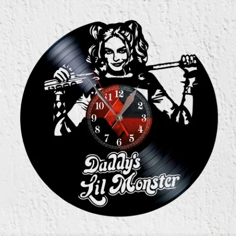 Vinyharley Quinn Reloj de Pared